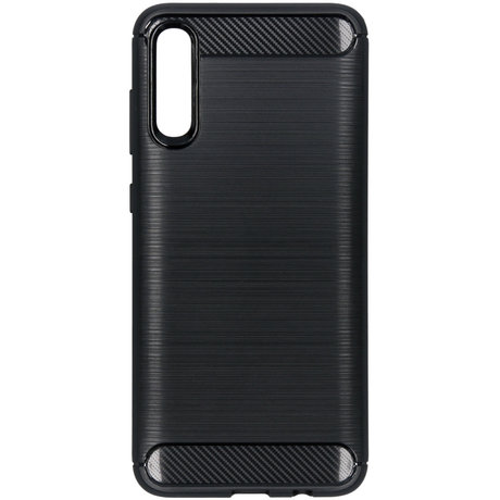 Brushed Backcover Samsung Galaxy A70 - Zwart (D)