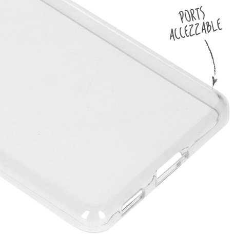 Accezz Clear Backcover Samsung Galaxy S21 FE - Transparant (D)