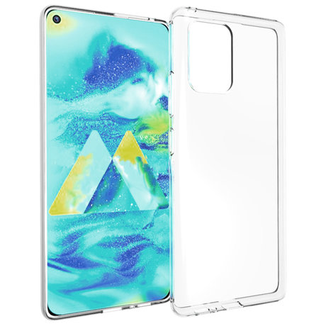 Accezz Clear Backcover Samsung Galaxy S10 Lite - Transparant (D)