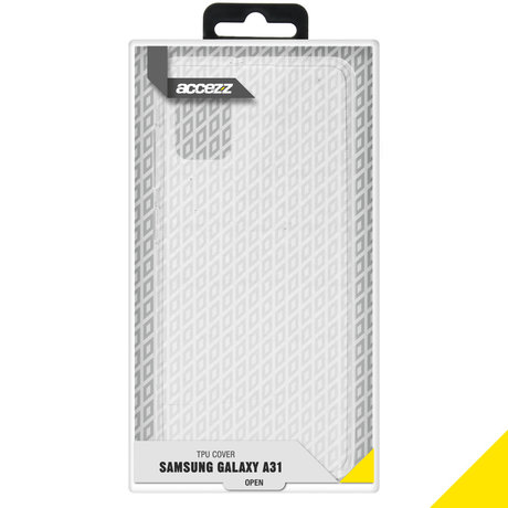 Accezz Clear Backcover Samsung Galaxy A31 - Transparant (D)
