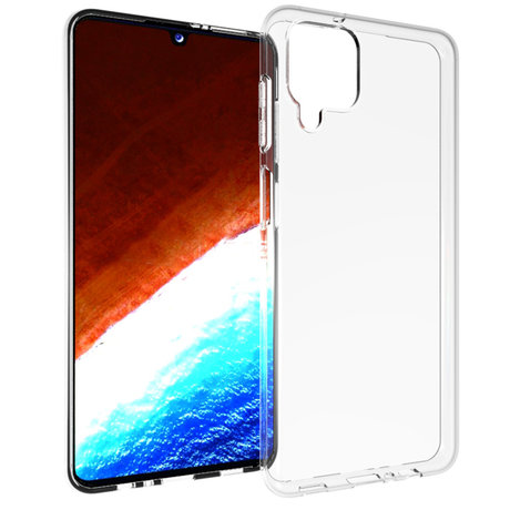 Accezz Clear Backcover Samsung Galaxy A12 - Transparant (D)