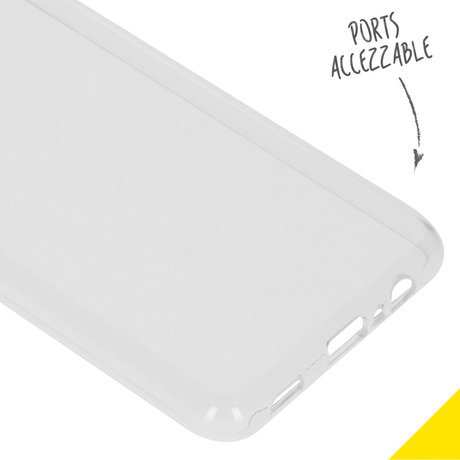 Accezz Clear Backcover Samsung Galaxy A12 - Transparant (D)