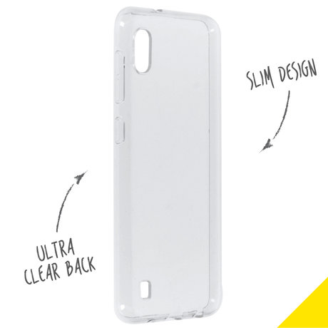 Accezz Clear Backcover Samsung Galaxy A10 - Transparant (D)