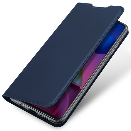 Dux Ducis Slim Softcase Booktype Samsung Galaxy M51 - Donkerblauw (D)