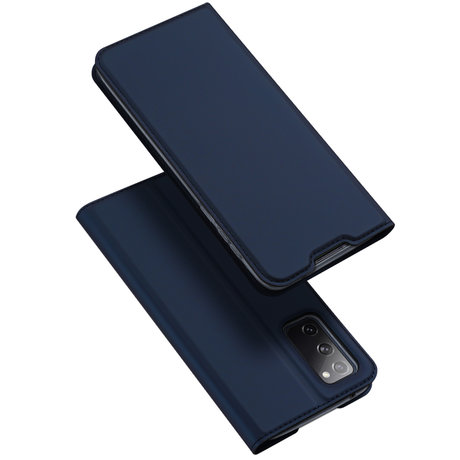 Dux Ducis Slim Softcase Booktype Samsung Galaxy S20 FE - Donkerblauw (D)