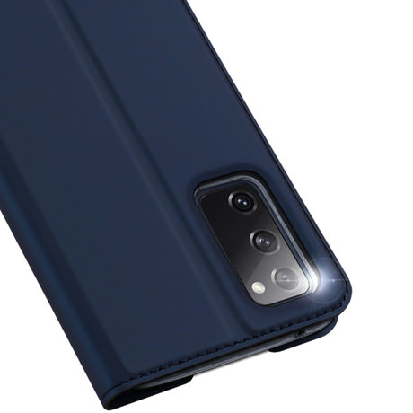 Dux Ducis Slim Softcase Booktype Samsung Galaxy S20 FE - Donkerblauw (D)