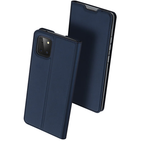 Dux Ducis Slim Softcase Booktype Samsung Galaxy Note 10 Lite - Blauw (D)