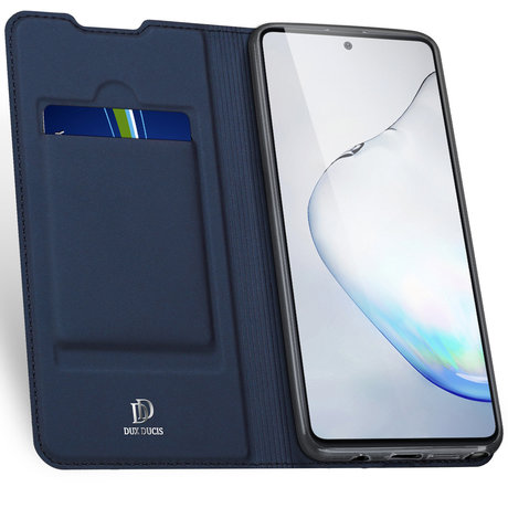 Dux Ducis Slim Softcase Booktype Samsung Galaxy Note 10 Lite - Blauw (D)