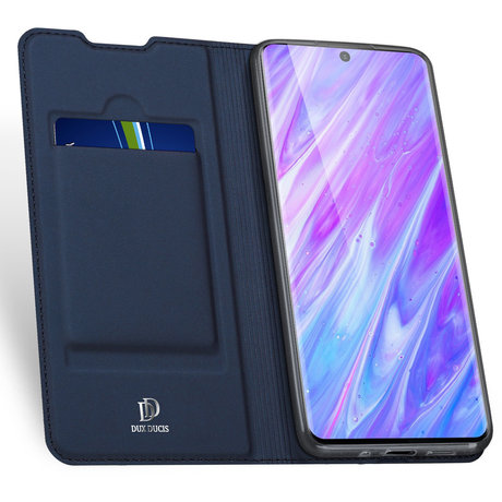 Dux Ducis Slim Softcase Booktype Samsung Galaxy S20 Plus - Donkerblauw (D)