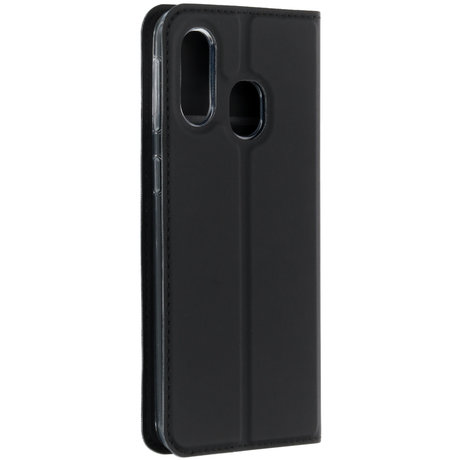 Dux Ducis Slim Softcase Booktype Samsung Galaxy A40 - Zwart (D)