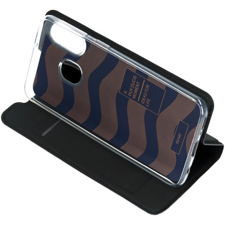 Dux Ducis Slim Softcase Booktype Samsung Galaxy A40 - Zwart (D)