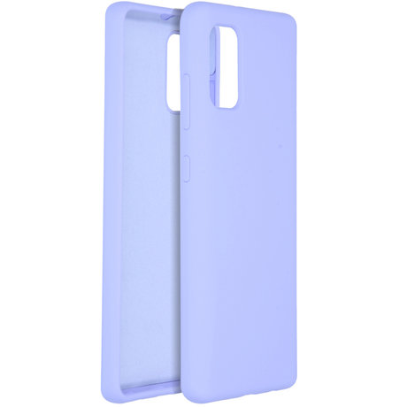 Accezz Liquid Silicone Backcover Samsung Galaxy A41 - Paars (D)