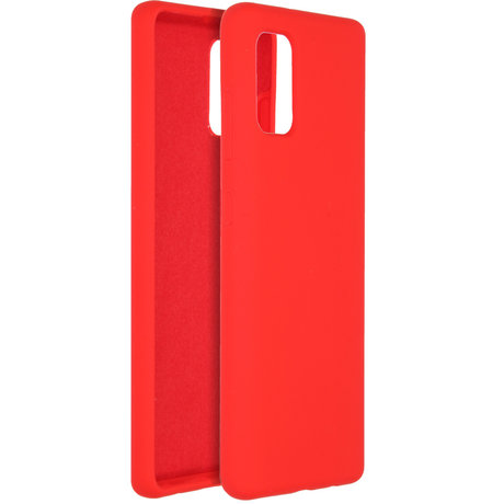Accezz Liquid Silicone Backcover Samsung Galaxy A41 - Rood (D)