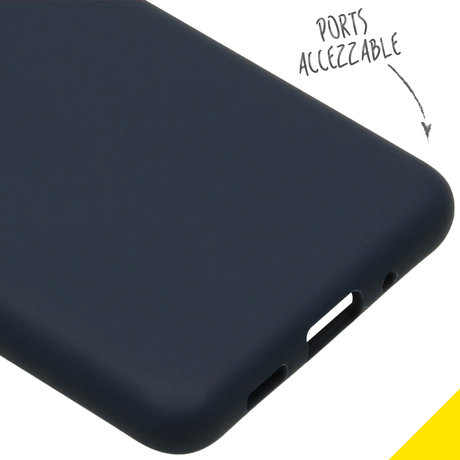 Accezz Liquid Silicone Backcover Samsung Galaxy S20 Ultra - Blauw (D)