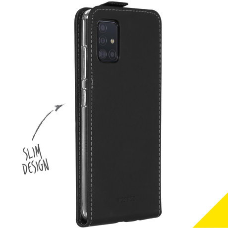 Accezz Flipcase Samsung Galaxy A51 - Zwart (D)