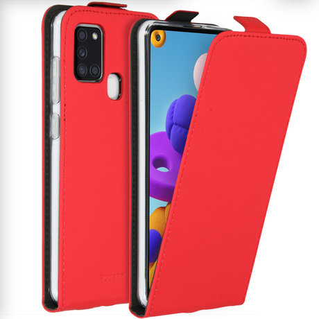 Accezz Flipcase Samsung Galaxy A21s - Rood (D)