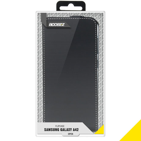 Accezz Flipcase Samsung Galaxy A42 - Zwart (D)