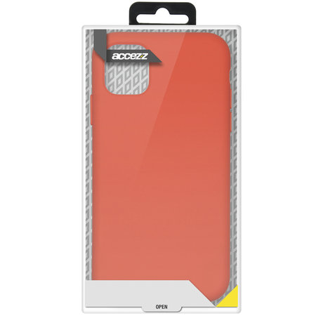 Accezz Liquid Silicone Backcover Samsung Galaxy S21 - Rood (D)