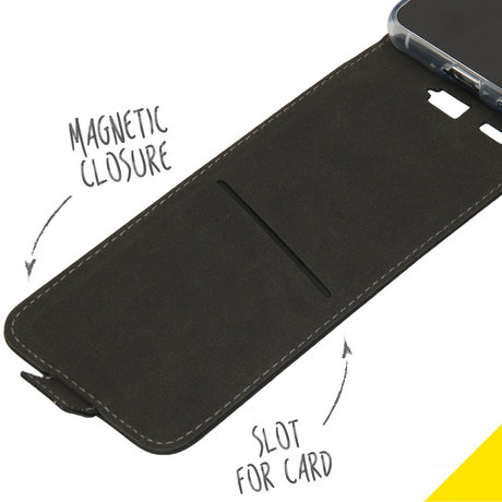 Accezz Flipcase Samsung Galaxy S21 - Zwart (D)