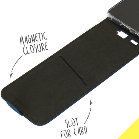 Accezz Flipcase Samsung Galaxy S21 - Donkerblauw (D)