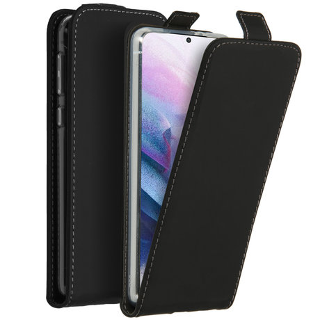 Accezz Flipcase Samsung Galaxy S21 Plus - Zwart (D)