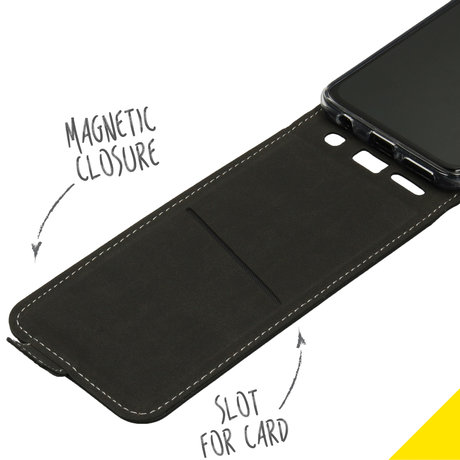Accezz Flipcase Samsung Galaxy A40 - Zwart (D)