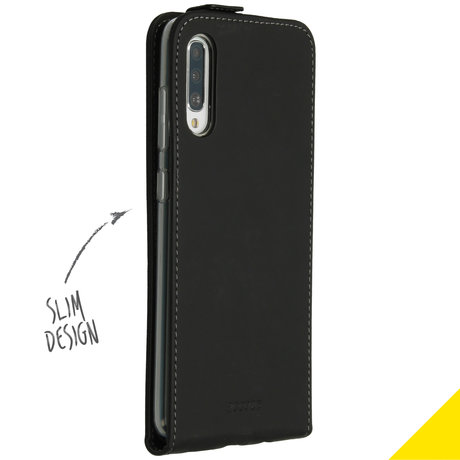 Accezz Flipcase Samsung Galaxy A70 - Zwart (D)