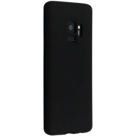 Accezz Liquid Silicone Backcover Samsung Galaxy S9 - Zwart (D)