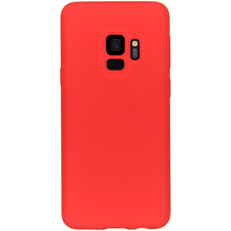 Accezz Liquid Silicone Backcover Samsung Galaxy S9 - Rood (D)