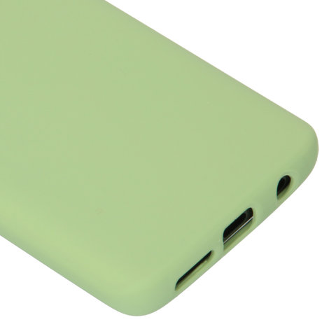 Accezz Liquid Silicone Backcover Samsung Galaxy S9 - Groen (D)