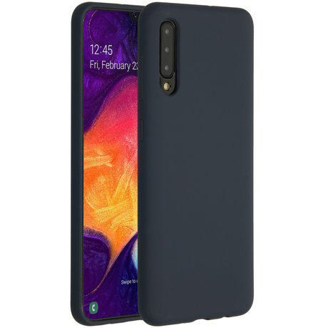 Accezz Liquid Silicone Backcover Samsung Galaxy A50 / A30s - Blauw (D)