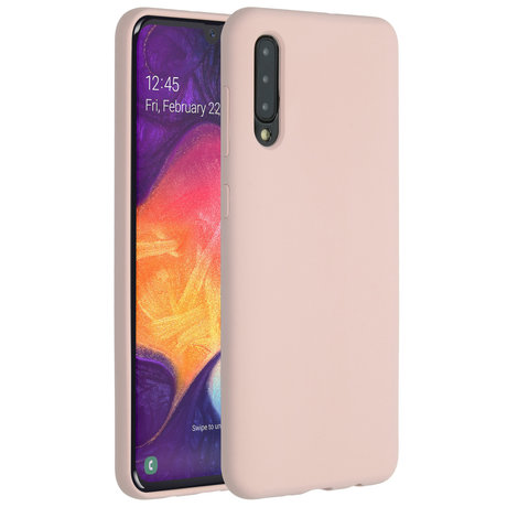 Accezz Liquid Silicone Backcover Samsung Galaxy A50 / A30s - Roze (D)