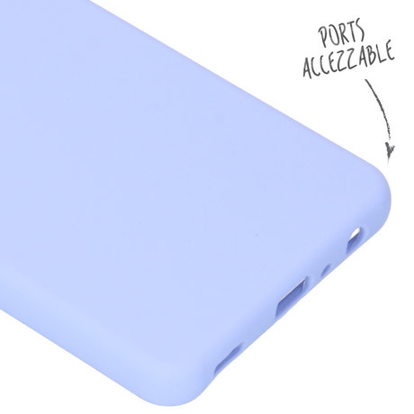 Accezz Liquid Silicone Backcover Galaxy A52(s) (5G/4G) - Paars (D)