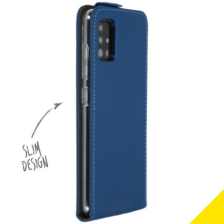 Accezz Flipcase Samsung Galaxy A51 - Blauw (D)