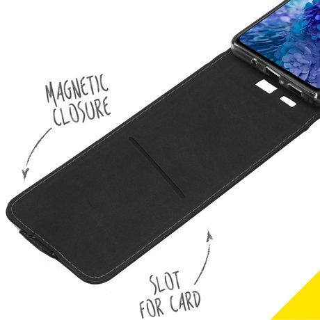 Accezz Flipcase Samsung Galaxy S20 FE - Zwart (D)