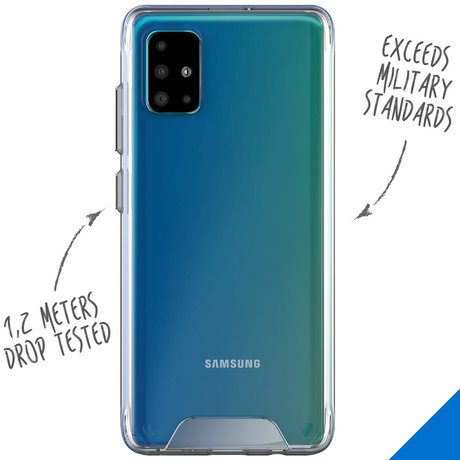 Accezz Xtreme Impact Backcover Samsung Galaxy A51 - Transparant (D)