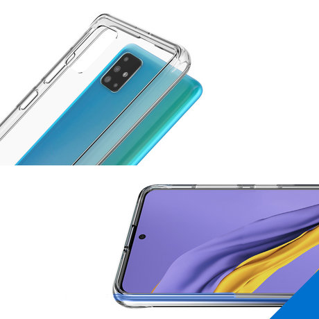 Accezz Xtreme Impact Backcover Samsung Galaxy A51 - Transparant (D)