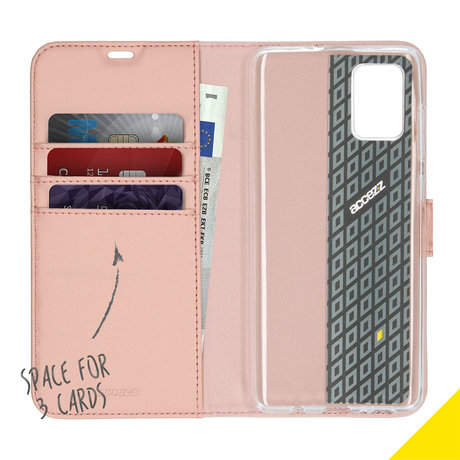 Accezz Wallet Softcase Booktype Samsung Galaxy A71 - Rosé Goud (D)