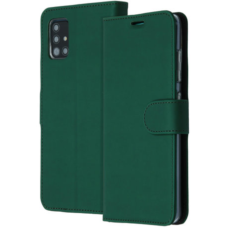Accezz Wallet Softcase Booktype Samsung Galaxy A51 - Groen (D)
