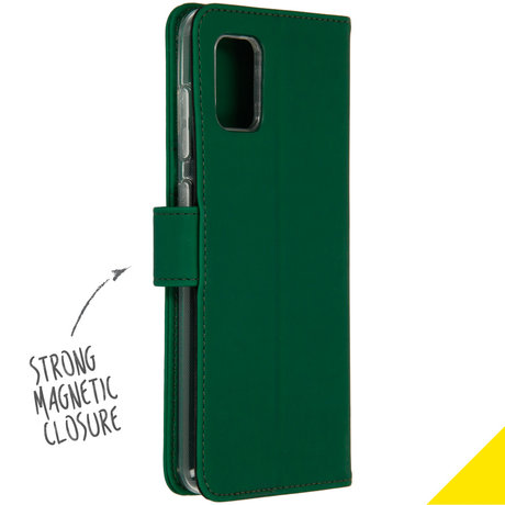 Accezz Wallet Softcase Booktype Samsung Galaxy A31 - Groen (D)