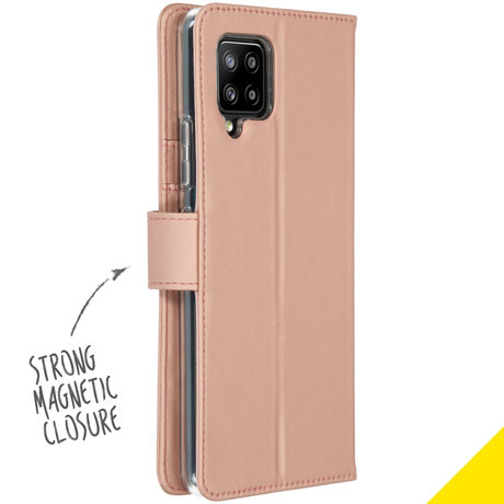 Accezz Wallet Softcase Booktype Samsung Galaxy A42 - Rosé Goud (D)