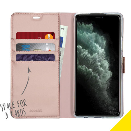 Accezz Wallet Softcase Booktype Samsung Galaxy A42 - Rosé Goud (D)