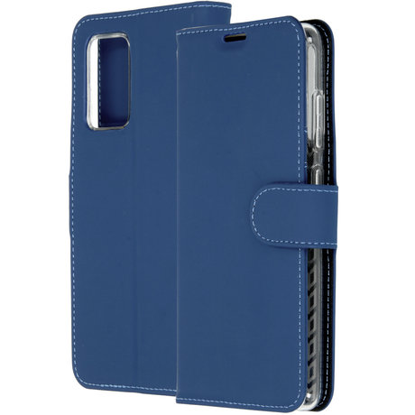 Accezz Wallet Softcase Booktype Samsung Galaxy A72 - Donkerblauw (D)