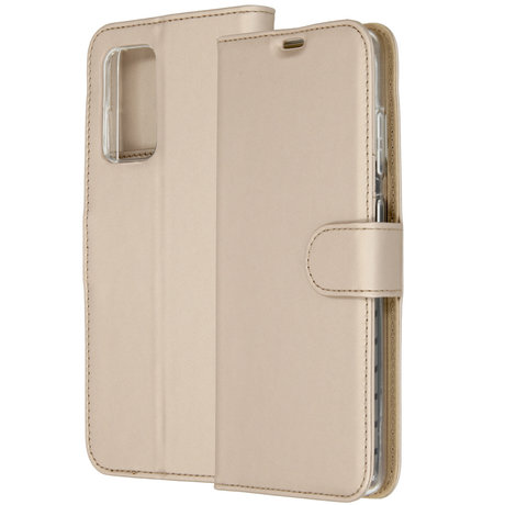 Accezz Wallet Softcase Booktype Samsung Galaxy A72 - Goud (D)