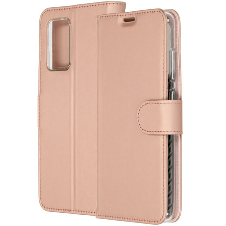 Accezz Wallet Softcase Booktype Samsung Galaxy A72 - Rosé Goud (D)