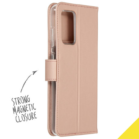 Accezz Wallet Softcase Booktype Samsung Galaxy A72 - Rosé Goud (D)