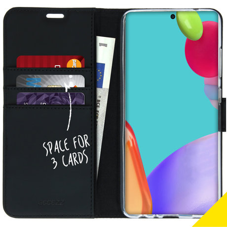 Accezz Wallet Softcase Booktype Galaxy A52(s) (5G/4G) - Zwart (D)