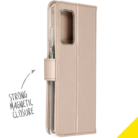 Accezz Wallet Softcase Booktype Galaxy A52(s) (5G/4G) - Goud (D)
