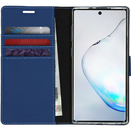 Accezz Wallet Softcase Booktype Samsung Galaxy Note 10 - Blauw (D)