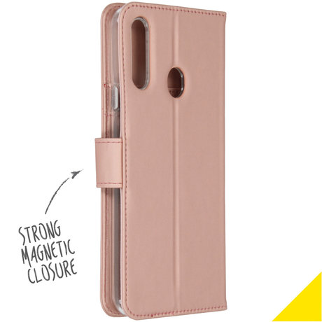 Accezz Wallet Softcase Booktype Samsung Galaxy A20s - Rosé Goud (D)